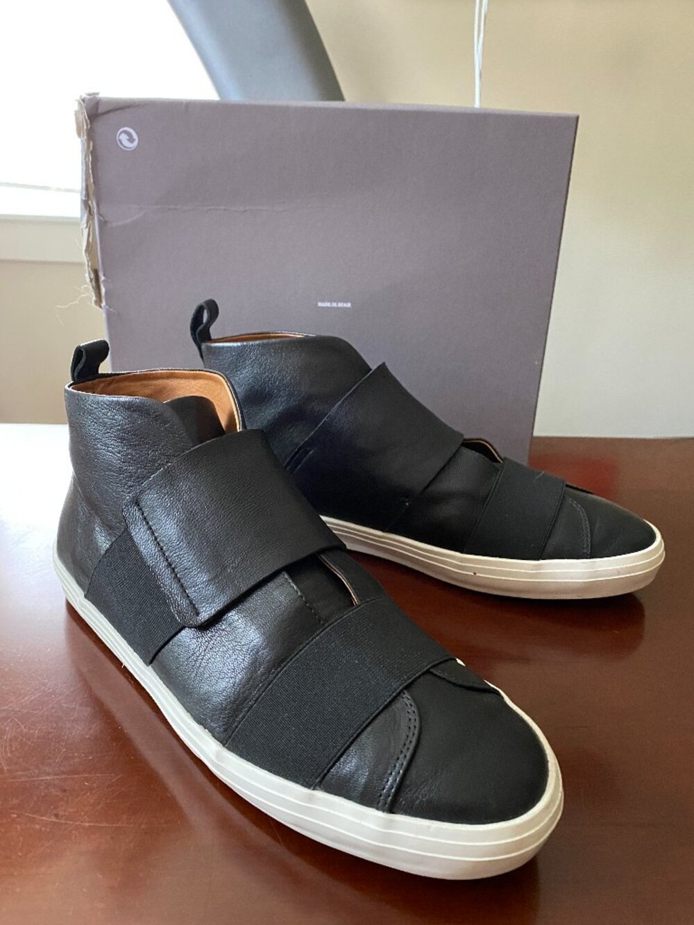 Coclico Black Hightop Sneakers